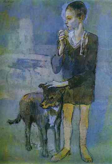 picaso-boy-with-dog