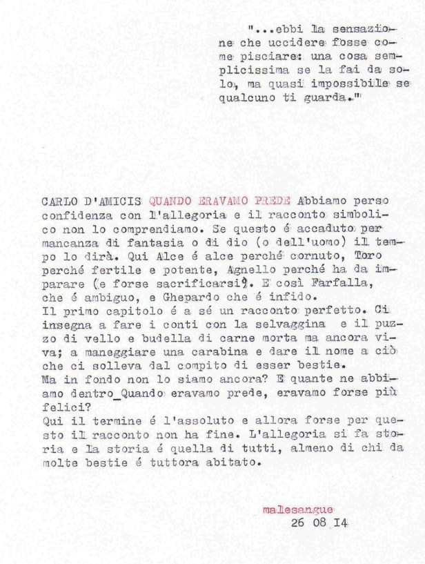 Quando eravamo prede